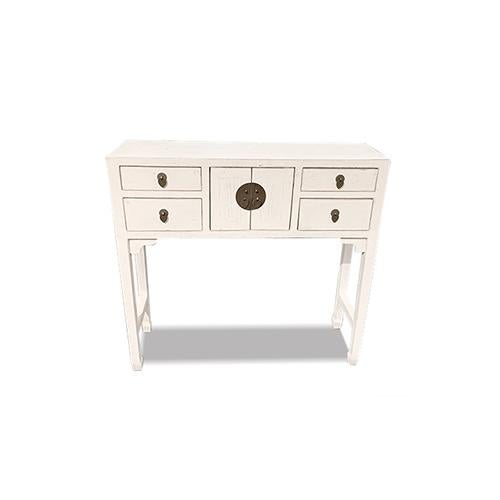 1990s Asian Lacquer Beijing Console Table For Sale - Image 5 of 6