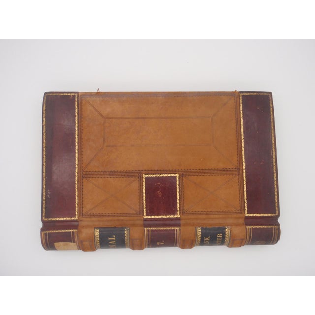 This Bank of Worcester extra large ledger contains meticulously handwritten records in the most lovely cursive writing....