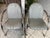 Souvignet Folding Armchairs in Grey Chrome Leather, 1980, Set of 2 For Sale - Image 6 of 18