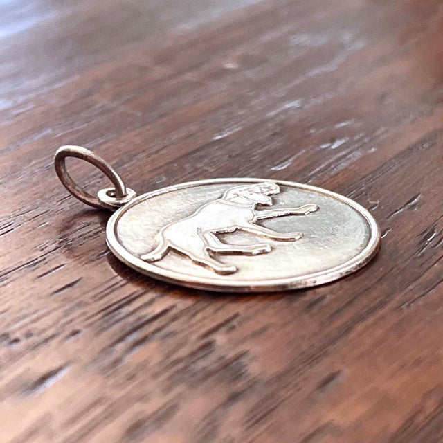 Late 19th Century Late 19th Century Victorian Dog Fob Pendant Silver White Enamel For Sale - Image 5 of 8