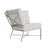 Brown Jordan Venetian Corner Sectional, Dove frame with Fusion Dove fabric For Sale - Image 12 of 12