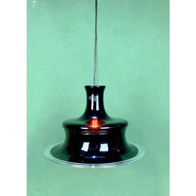 Glass Sonata Lamp by Michael Bang for Holmegaard, 1970s For Sale - Image 7 of 11