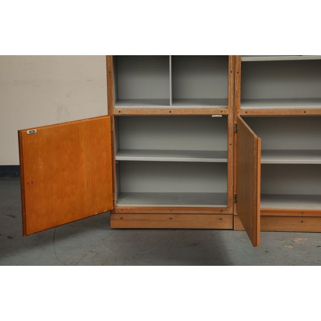 2-Piece Scandinavian Oak Bookcase System by Børge Mogensen, Denmark 1970s For Sale - Image 17 of 17