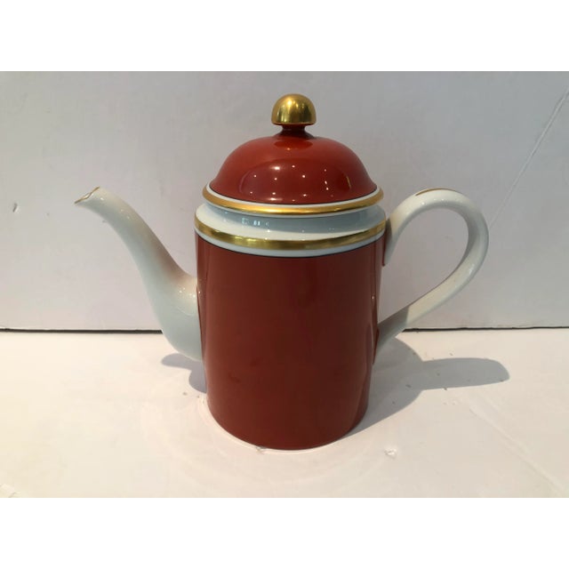 1990s Fitz and Floyd Medallion d'Or Teapot For Sale - Image 9 of 9