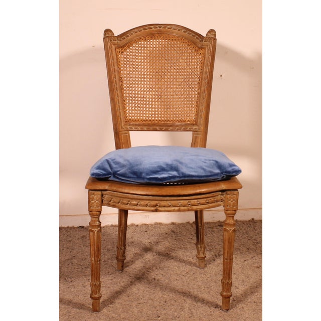 Early 19th Century Directoire Oak Chair For Sale - Image 4 of 14