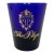 Vintage Contemporary The Plaza Hotel Nyc Cobalt Blue Shot Glass For Sale