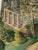 1950 Mid-Century Modernist Rural Landscape Watercolor, Signed & Framed For Sale - Image 6 of 11