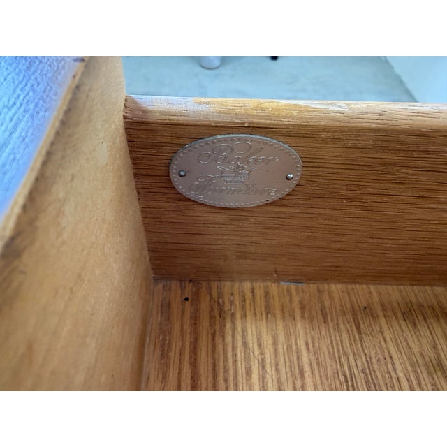 Vintage Baker Furniture French Louis XV Style Walnut Writing Desk For Sale - Image 11 of 12