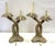 Vintage Coastal Double Crossed Palm Tree Table Lamps- A Pair For Sale - Image 12 of 18