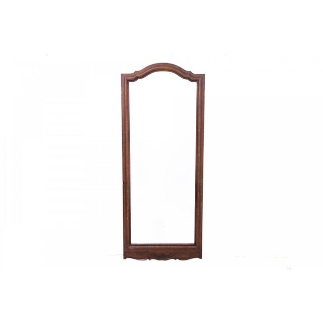 Narrow Oak Mirror, France, 1910 For Sale - Image 6 of 6