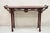 Late 20th Century Vintage Chinese Oriental Fretwork Carved Hardwood Altar Console Hall Table For Sale - Image 5 of 12