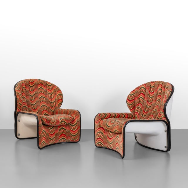 Painted fiberglass frame with rubber edge. Velvet-covered padding. Literature: Domus 492 (November 1970), advertisement. I...