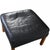 Vintage Stool in Black Leather by Børge Mogensen, 2020 For Sale - Image 3 of 10
