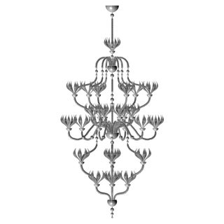 Murano Scenic Hanging Light by Vetrarti For Sale