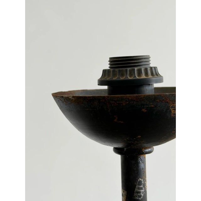 1990s The Wrought Sinuous Floor Lamps - (Sold Separately) - a Pair For Sale - Image 4 of 14