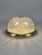 1960s Mid-Century Modern Glass and Brass Flush Mount Light, 1960s For Sale - Image 5 of 5