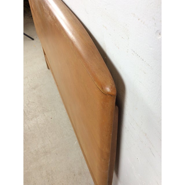 Brown Mid Century Modern Full Size Headboard by Heywood Wakefield For Sale - Image 8 of 17