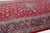 Persian 8 X 12 Vintage Red Kashan Handknotted Persian Wool Rug With Rosette Motif For Sale - Image 3 of 10
