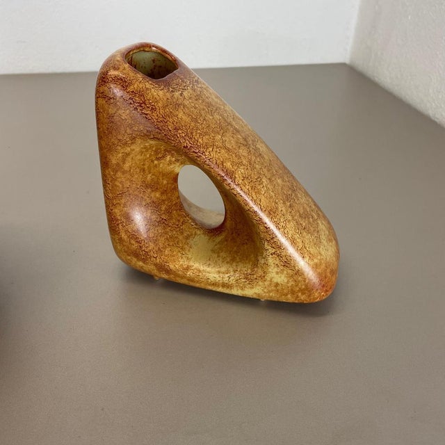 Ceramic Studio Pottery Vases attributed to Bertoncello Ceramics, Italy, 1970s, Set of 2 For Sale - Image 10 of 18