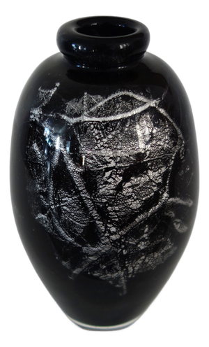 Blown Glass Vase by Raymond Branlé for Biot, France, 1980s