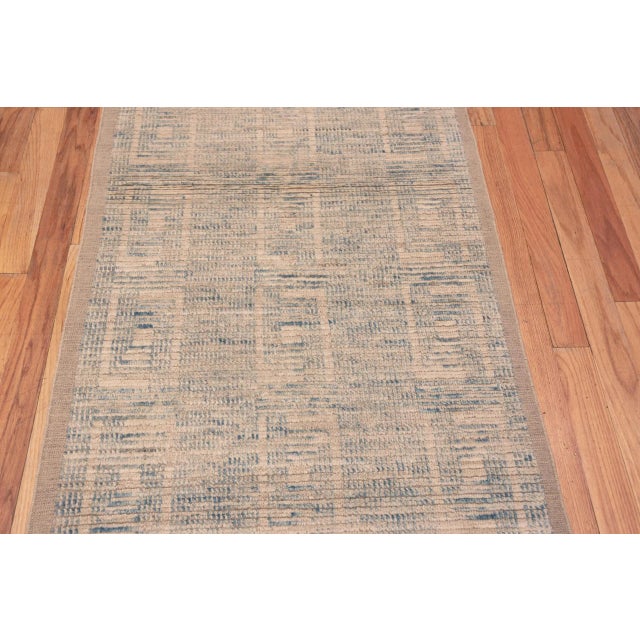 Nazmiyal Collection Modern Runner Rug For Sale In New York - Image 6 of 8