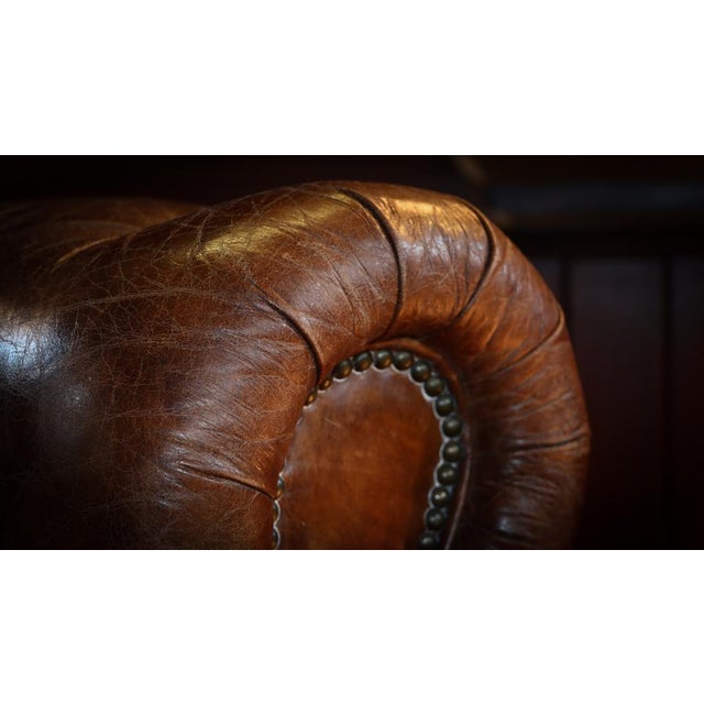 Halo Heritage Lounge Chair in Leather from Timothy Oulton, 2010s For Sale - Image 4 of 18