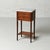 French 19th Century Belgian Louis XVI Mahogany and White Marble Top Nightstand For Sale - Image 3 of 6