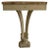 Pair of Neoclassical-Style Demi-Lune Console Tables With Faux Marble Tops For Sale - Image 4 of 5