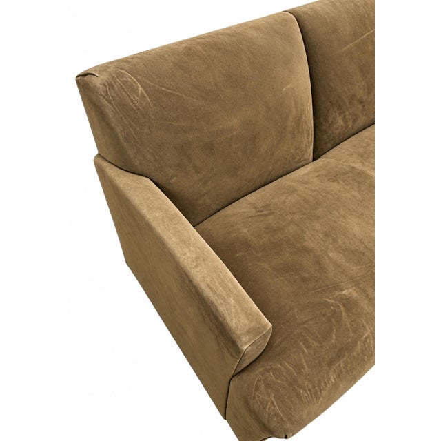 1990s Palazzo Style Leather Sofa For Sale In New York - Image 6 of 7