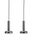 Mid-Century Modern German Space Age Chrome Hanging Lamps, 1960s, Set of 2 For Sale - Image 3 of 13