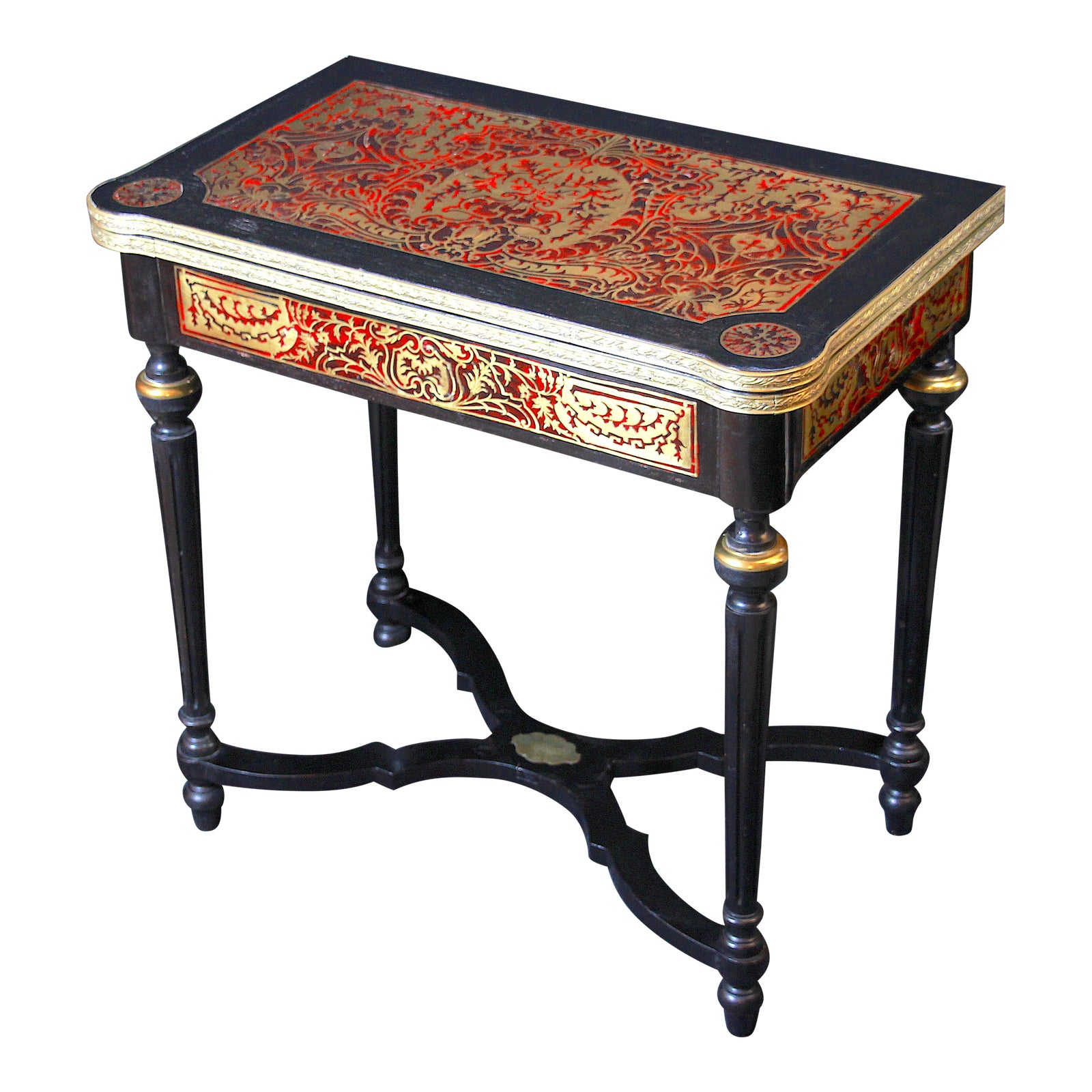 Antique Card Game Table Console Chairish