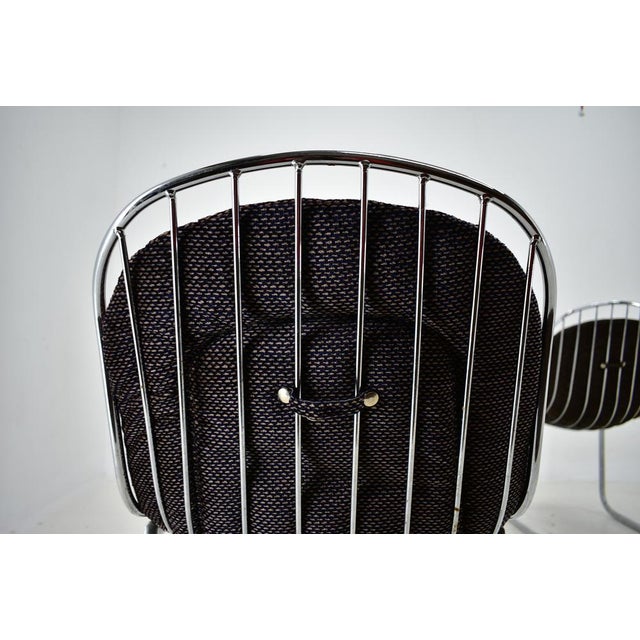 Chrome Dining Chair by Gastone Rinaldi, Italy, 1970s For Sale - Image 14 of 17