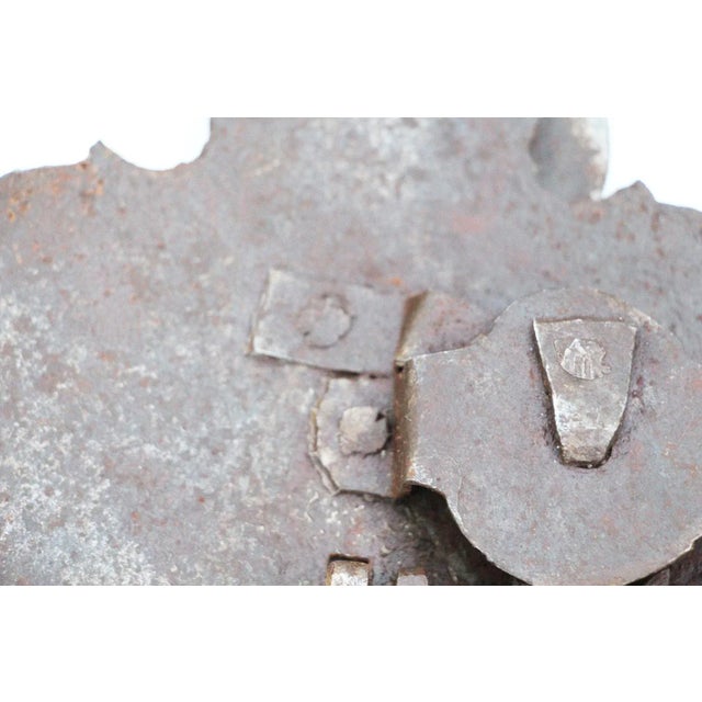 18th Century Wrought Iron Chest Lock For Sale - Image 10 of 13