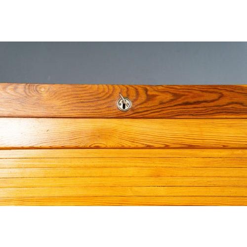 Vintage Roll-Top Filing Cabinet For Sale - Image 12 of 17