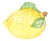 Italian Majolica Lemon-Form Covered Table Ornament, Late 20th Century For Sale
