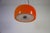 Stilnovo Mid-Century Orange Glass Ceiling Lamp attributed to Stilnovo, Italy, 1960s For Sale - Image 4 of 17