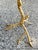 Metal White Quartz & Gilt Metal Cocktail Table For Sale - Image 7 of 9