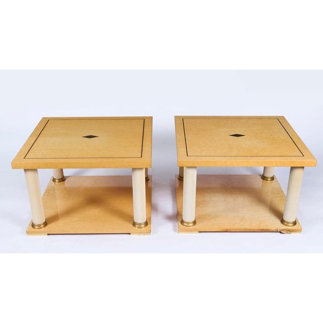 Vintage Biedermeier Birdseye Maple Coffee Tables from Harrods, 20th Century, Set of 2 For Sale - Image 16 of 17