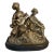 Adrien Étienne Gaudez French Gilt Bronze Allegorical Group of the Arts, “Hors Concours,” Circa 1880 For Sale