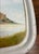 White 1980s Collectible Metal Serving Tray / French Advertising Tin La Biscuiterie De La Baie Du Mont Saint Michel For Sale - Image 8 of 16