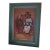 1960s Illustration Mary & Jesus Artwork With Light Lime Green Frame For Sale