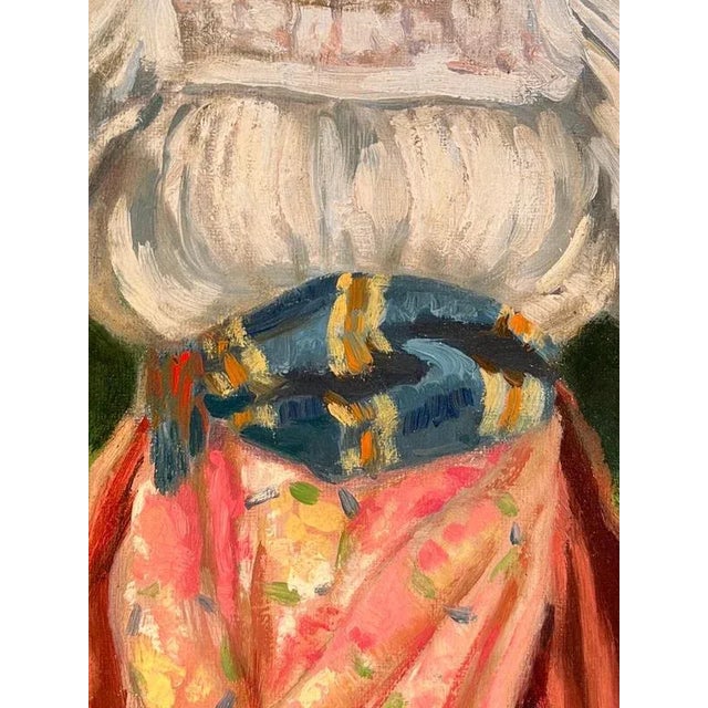 R. Luzio, Figurative Scene, Oil on Canvas, Framed For Sale - Image 4 of 18