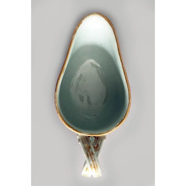 Ceramic Early 19th Century Chinese Export Rose Mandarin Gravy Boat For Sale - Image 7 of 9