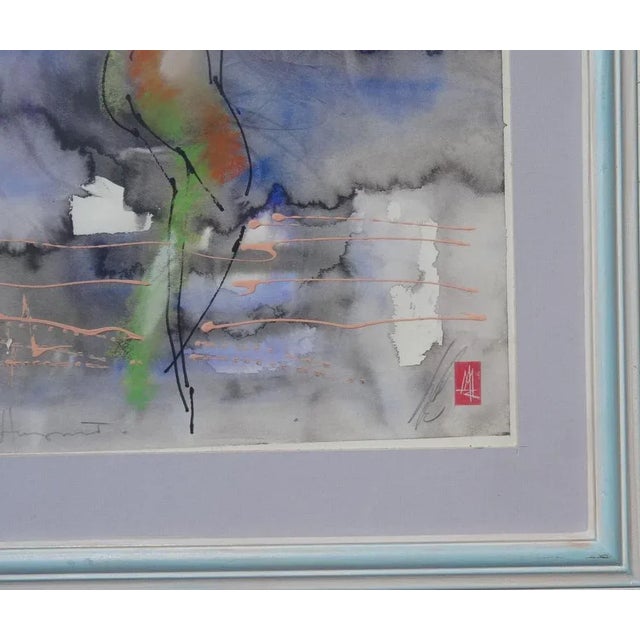 Maris Abilevs, Morning Dawn, 2014, Watercolor on Paper For Sale - Image 3 of 6