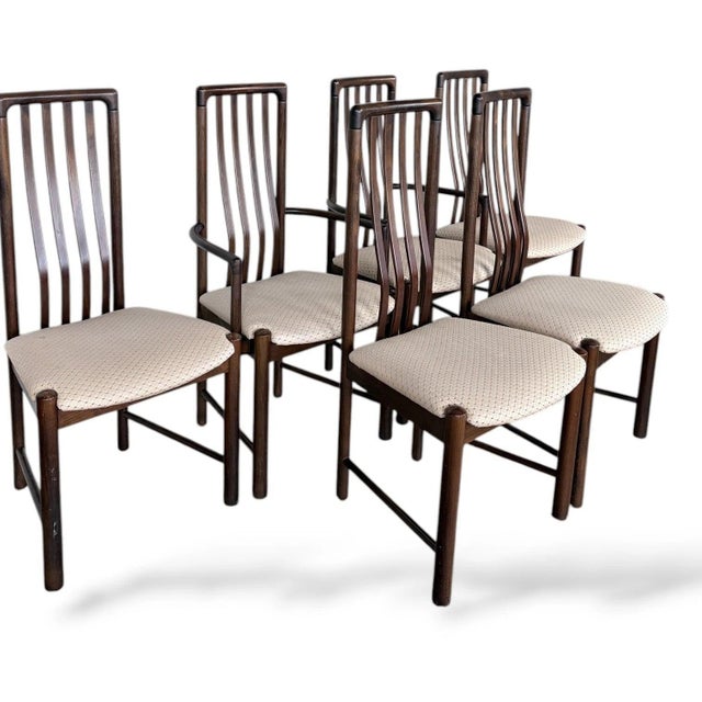 Wood Danish Rosewood Dining Chairs from Boltinge, Set of 6 For Sale - Image 7 of 12