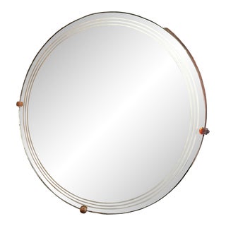 1920s Art Deco Plateau Mirror For Sale