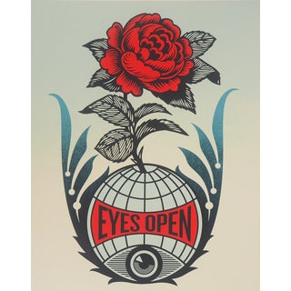 Shepard Fairey (Obey), Eyes Open, Original Silkscreen For Sale