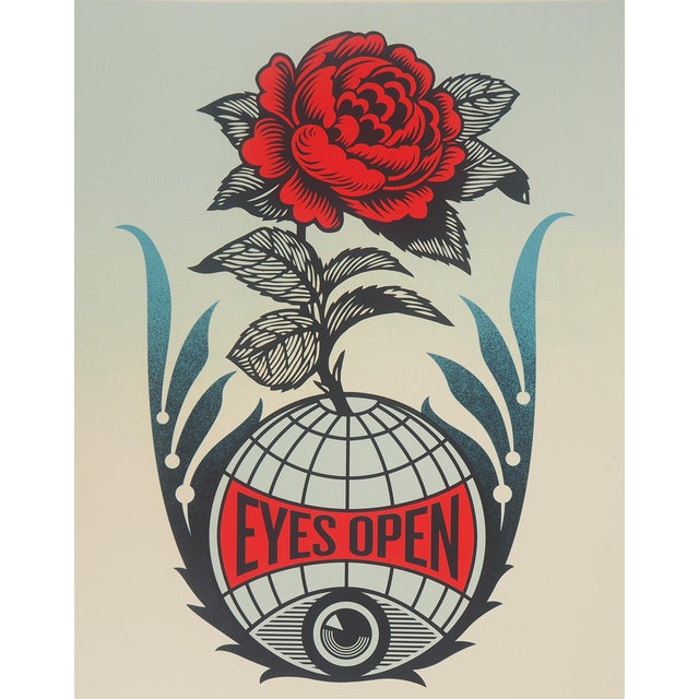 Shepard Fairey (Obey), Eyes Open, Original Silkscreen For Sale