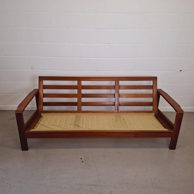 1960s Scandinavian Three-Seater Bench, 1960s For Sale - Image 5 of 8