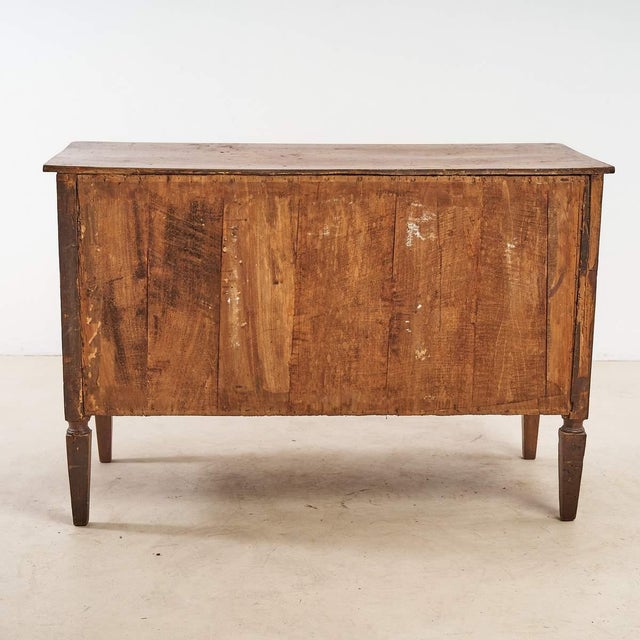 Louis XVI Walnut & Cherry 2-Drawer Dresser For Sale - Image 10 of 11